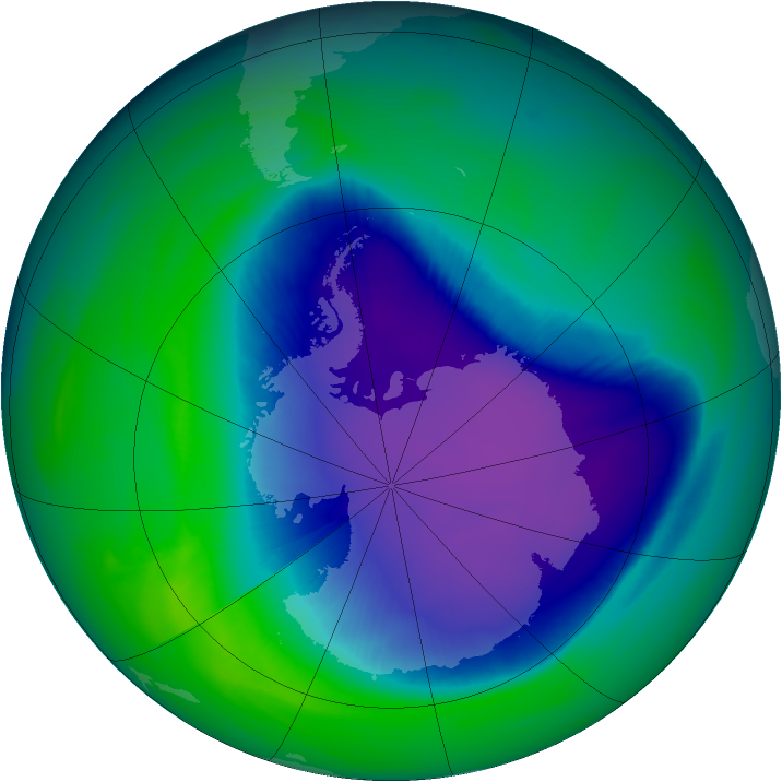 Ozone Map 2006-10-30